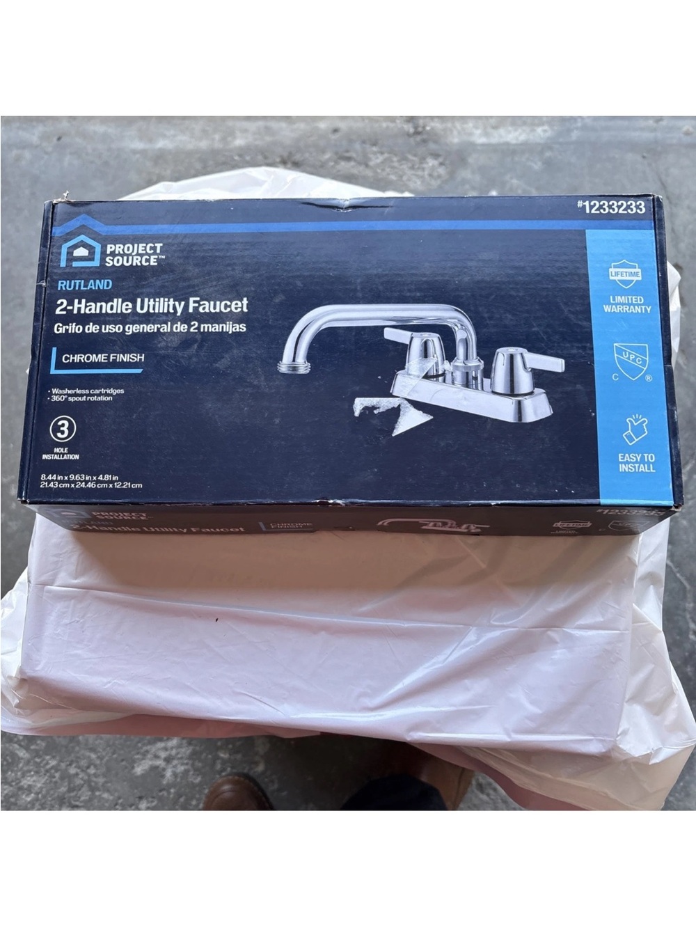 New Project  Source 1233233 2-Handle Kitchen Faucet